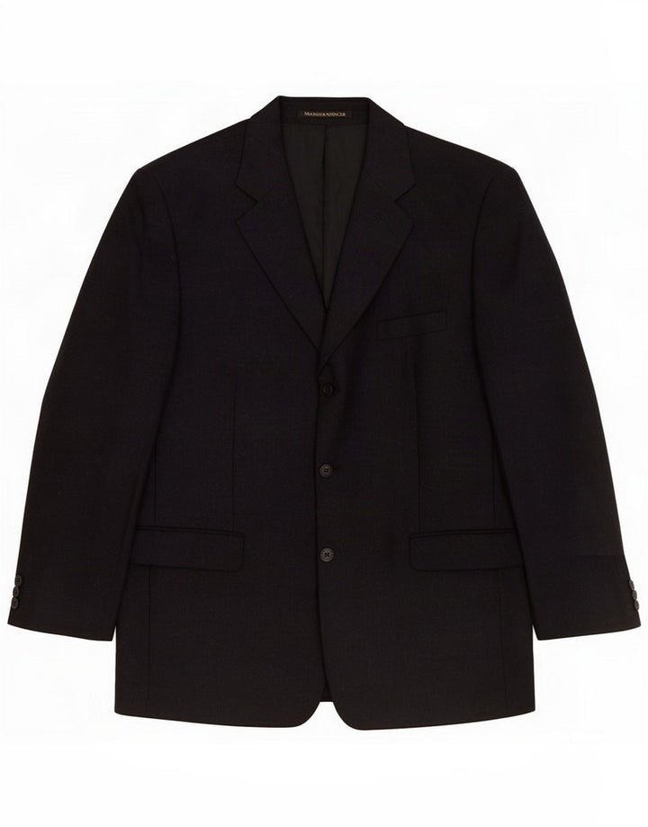 Marks & Spencer Giacca blazer a 3 bottoni St. Michael da uomo UK 44 XL Nera