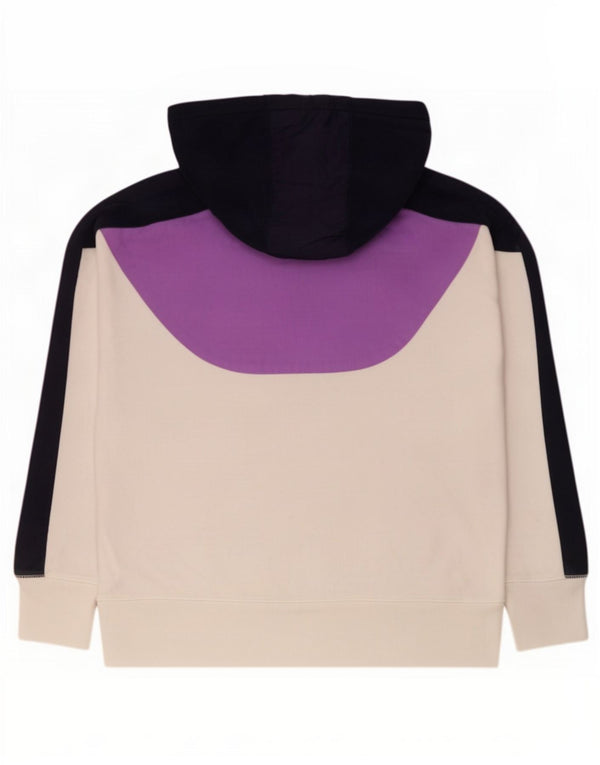 Maglione oversize con cappuccio da donna Jack Wills UK 8 Small White Colourblock
