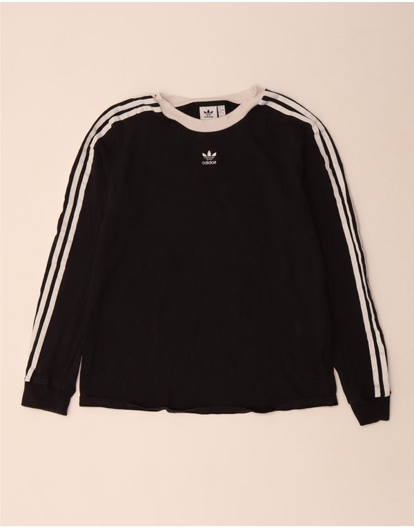 Adidas Womens Top Long Sleeve UK 16 Large  Black