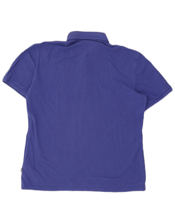 Polo da uomo Napapijri 2XL in cotone blu