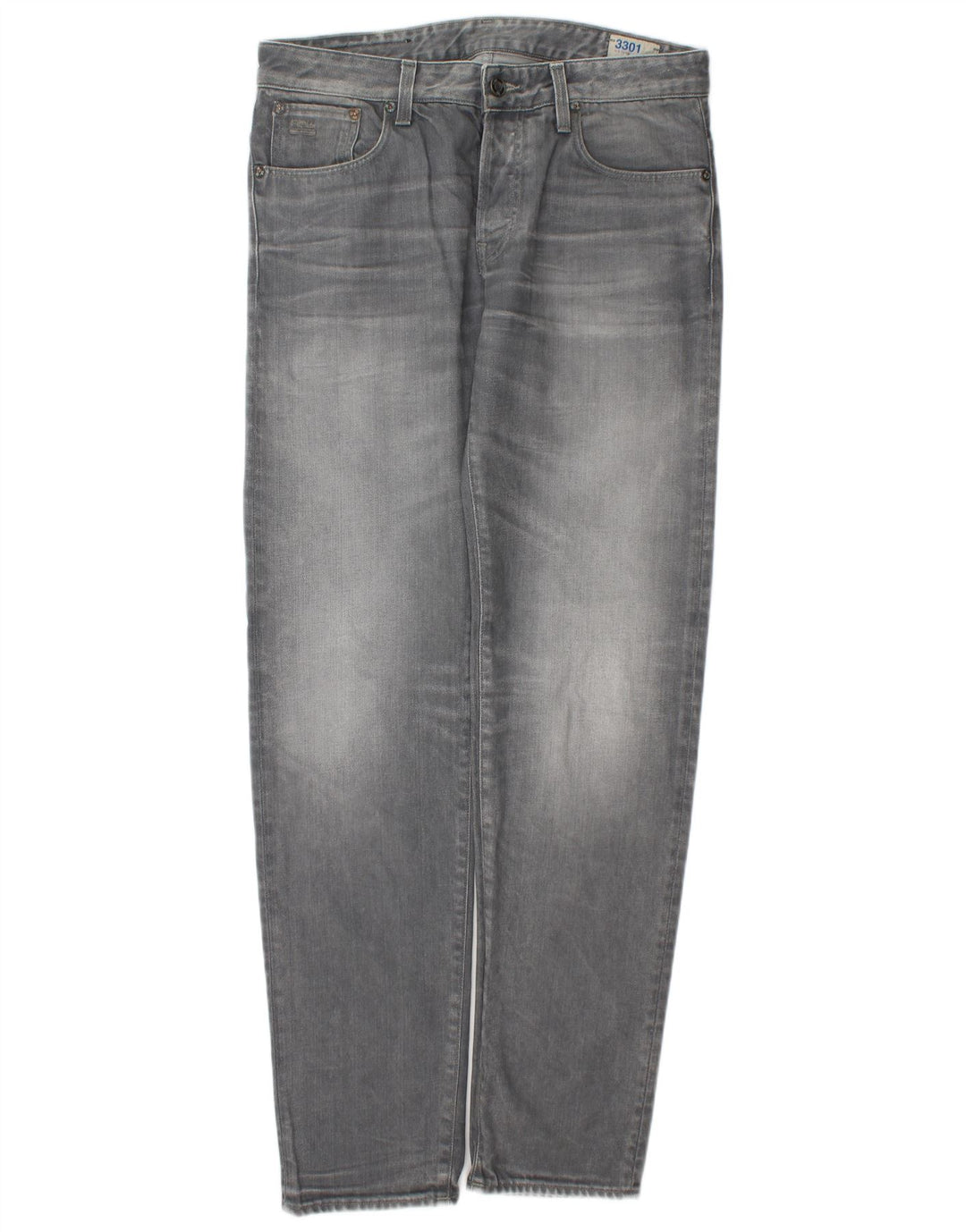 Jeans slim da uomo G-Star W32 L34 cotone grigio