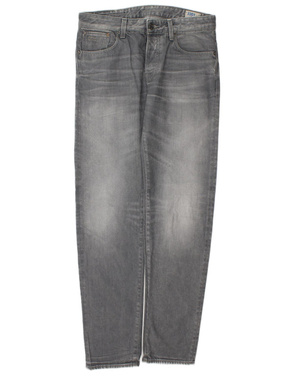 Jeans slim da uomo G-Star W32 L34 cotone grigio