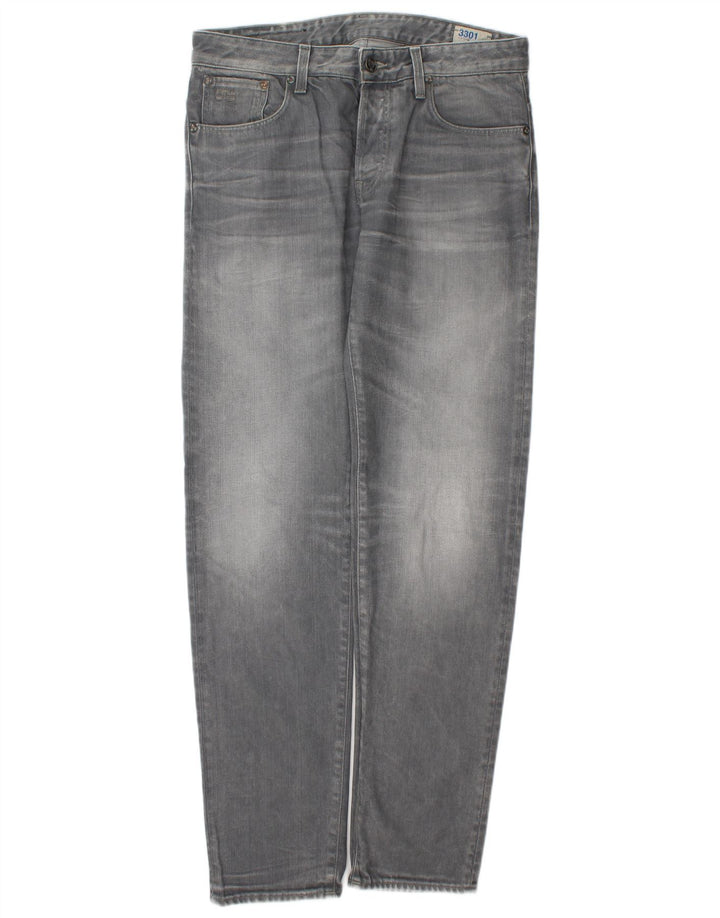 Jeans slim da uomo G-Star W32 L34 cotone grigio