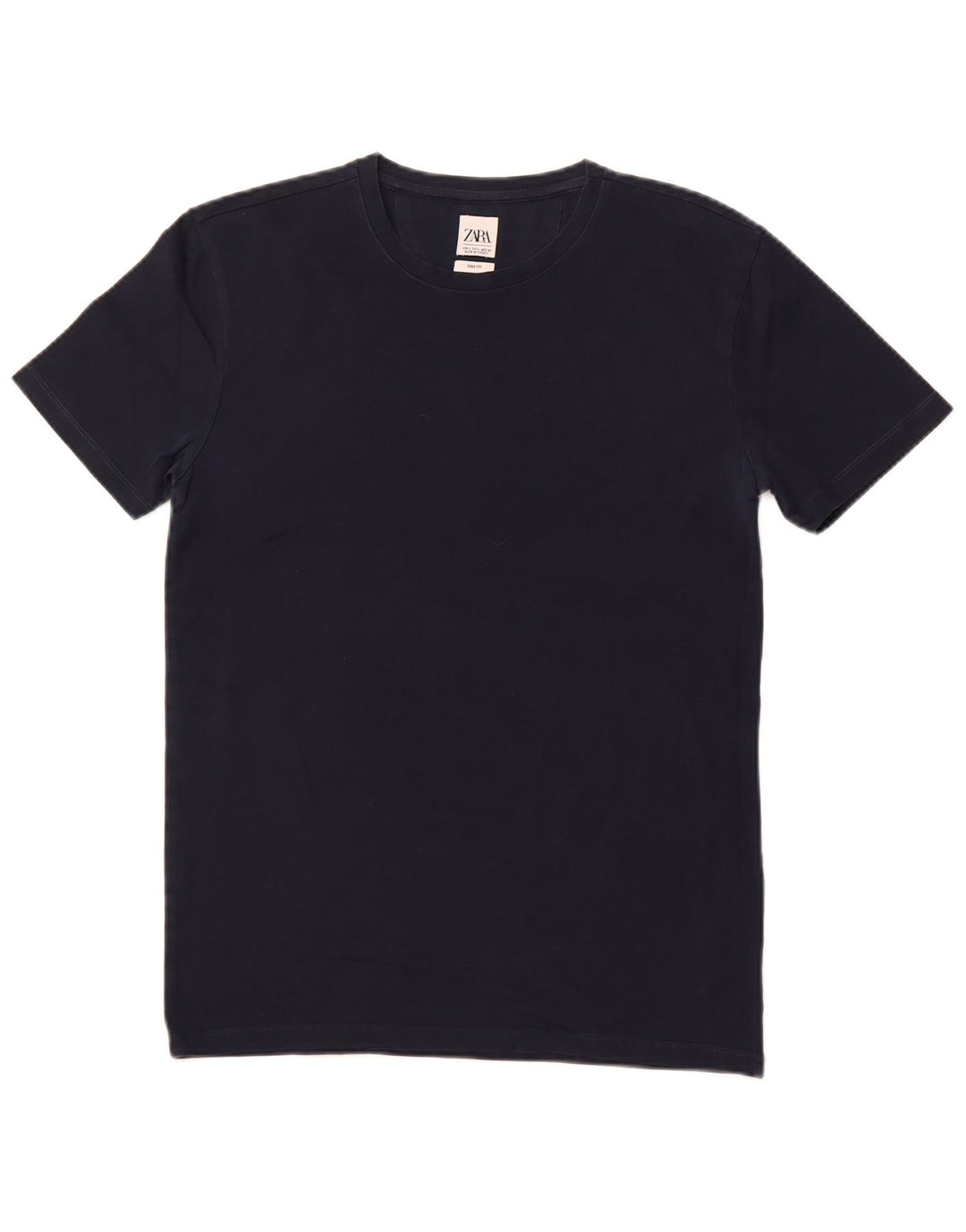 T-shirt Zara da uomo slim fit, taglia grande, blu navy