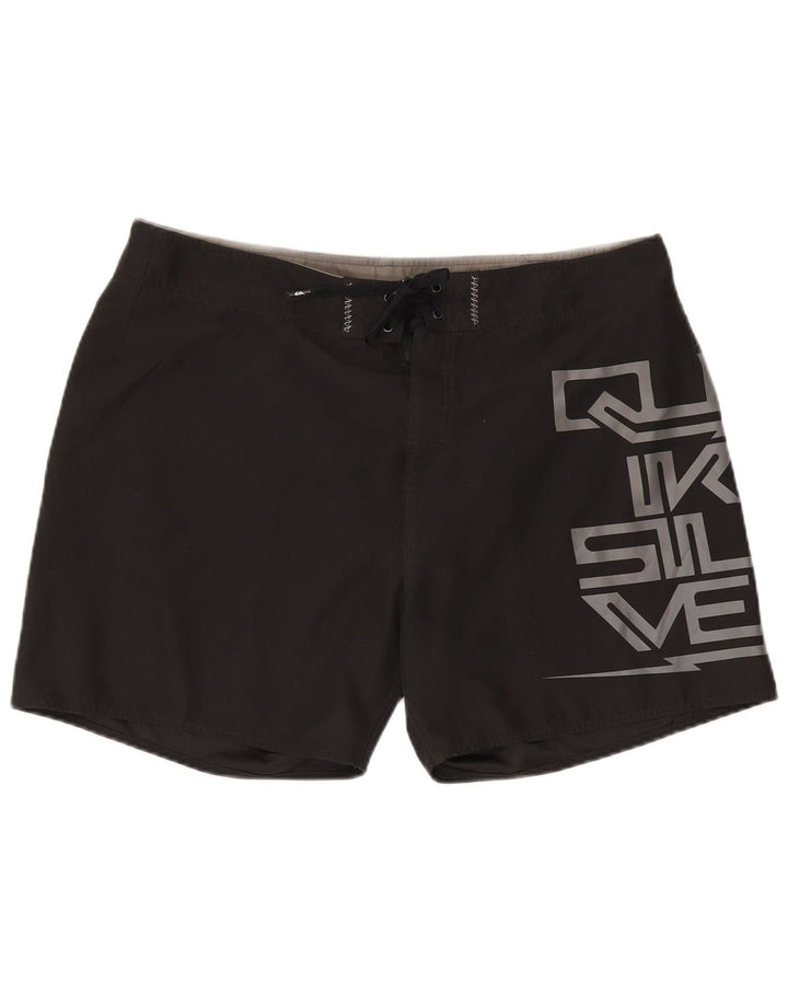 Pantaloncini da bagno grafici da uomo Quiksilver XL poliestere nero