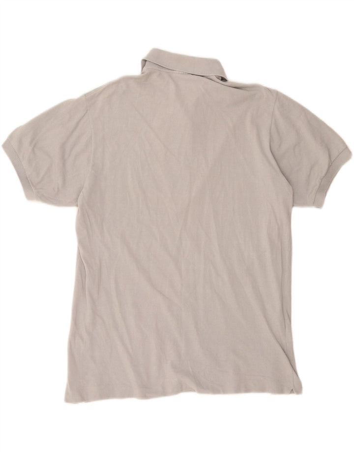Polo da uomo LACOSTE taglia 4 in cotone grigio medio