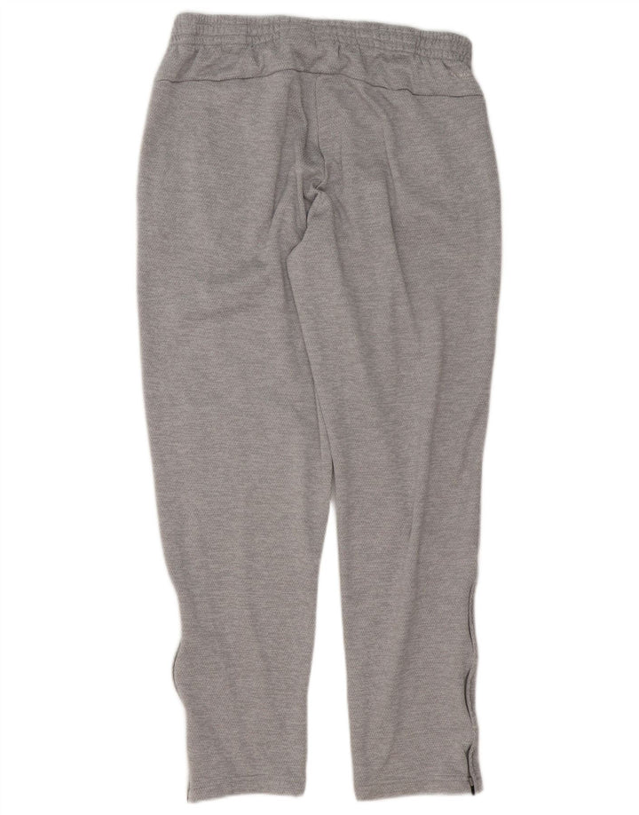 Pantaloni da tuta da uomo Adidas Large in poliestere grigio