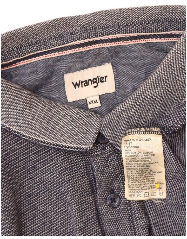 Polo da uomo Wrangler 3XL in cotone blu navy