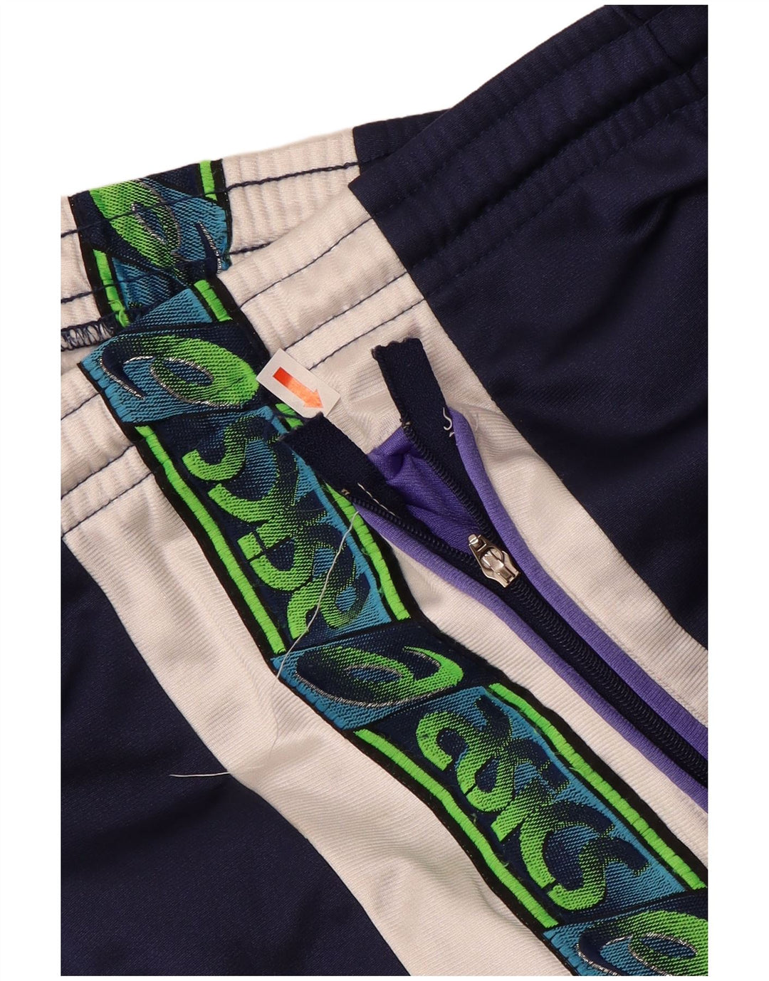 Tuta intera da donna Asics IT 46 Large Blu Navy Colourblock in poliammide