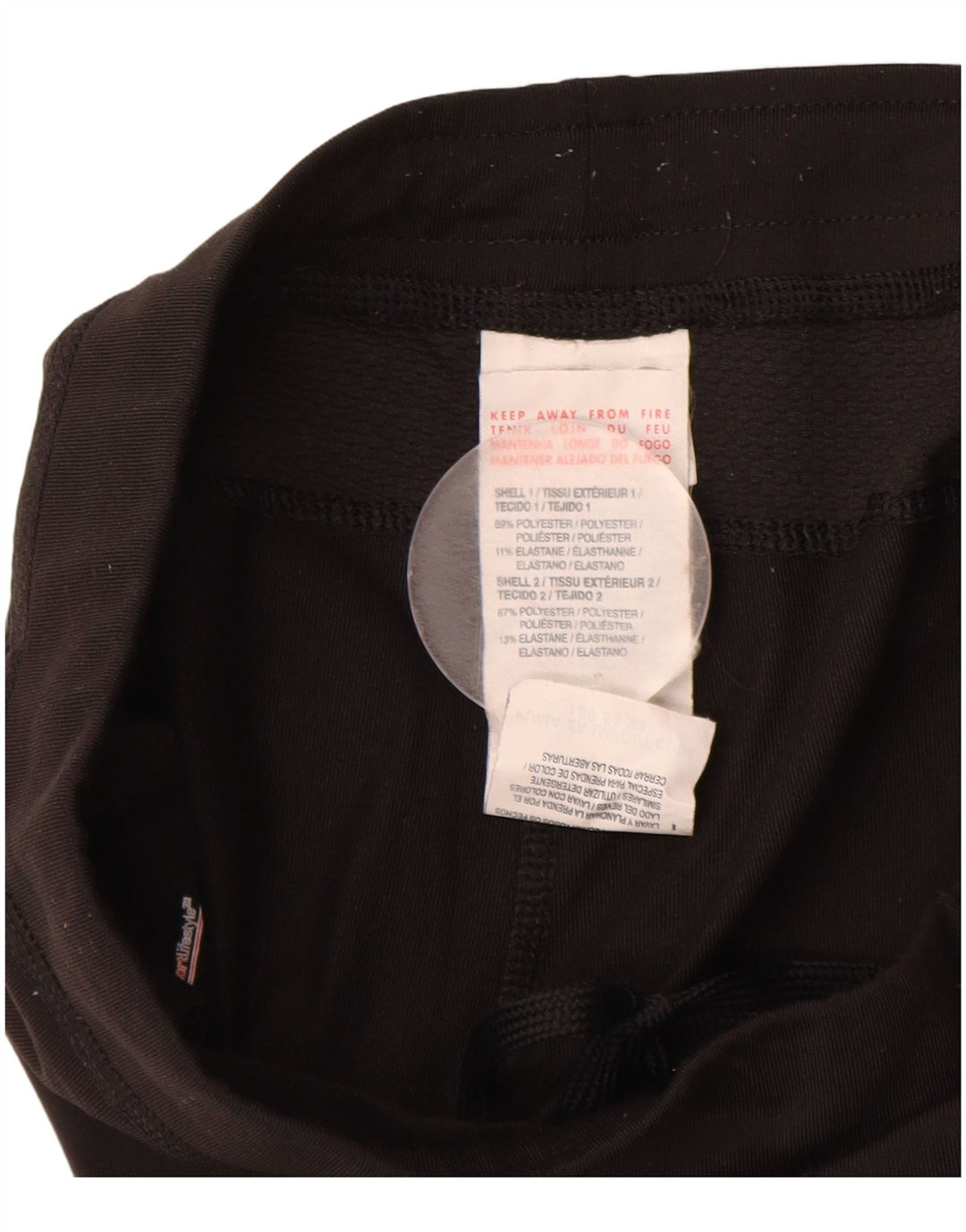 Leggings Capri da donna Puma UK 8 Small Nero Poliestere