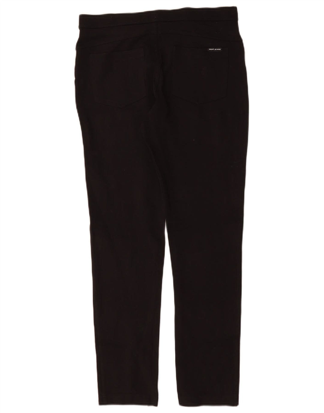 Pantaloni casual slim da donna Dkny medi W30 L29 viscosa nera