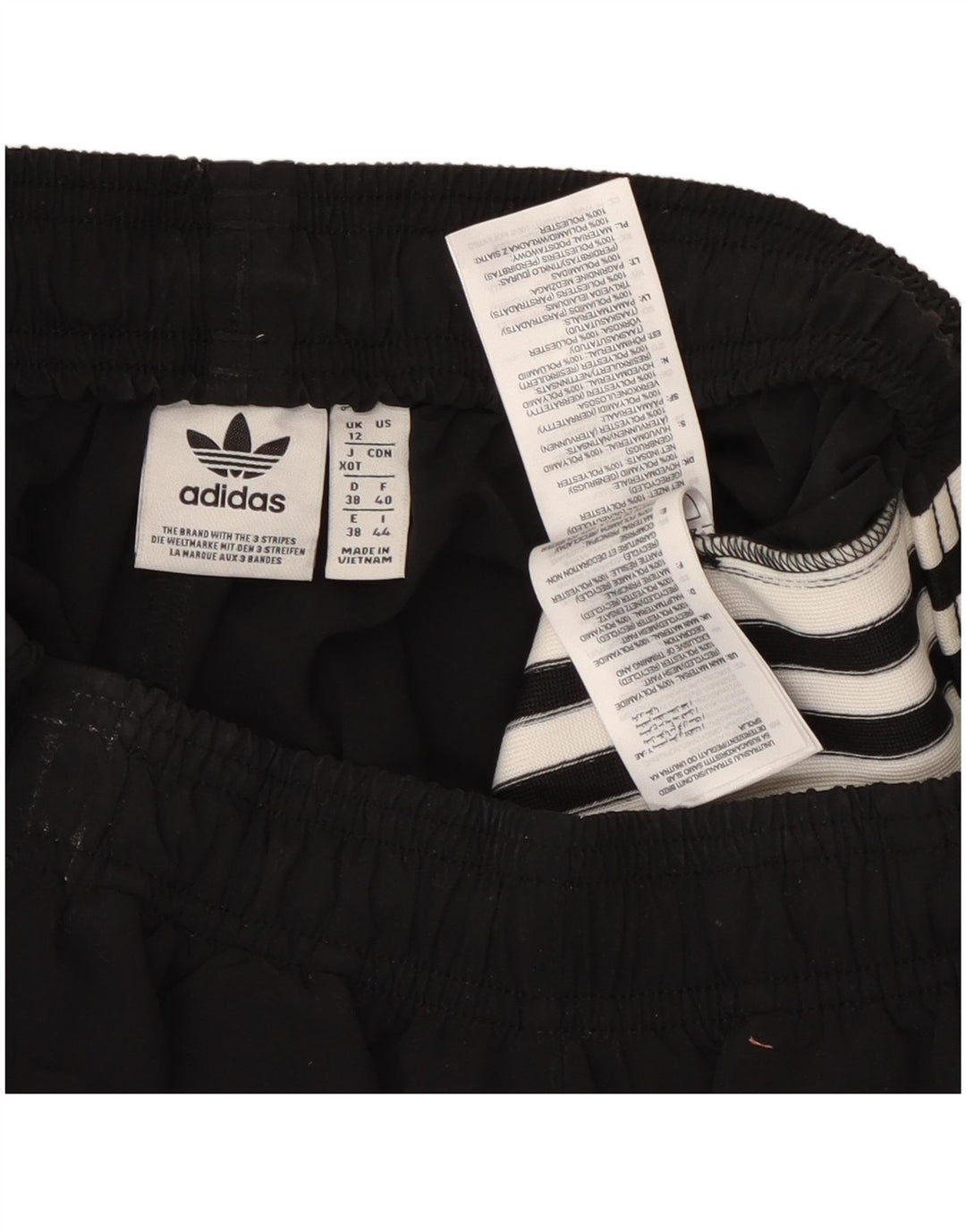 Pantaloncini sportivi ADIDAS da donna UK 12 medio nero poliestere