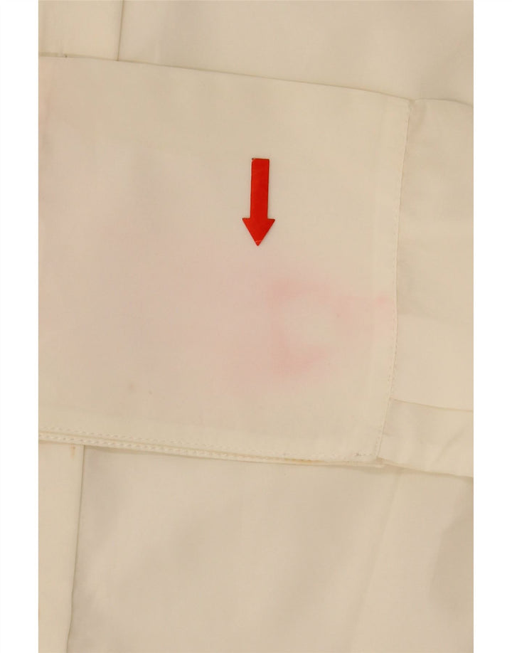 FERRE Womens Pullover Shirt Blouse UK 18 XL  Off White Acetate Vintage Ferre and Second-Hand Ferre from Messina Hembry 