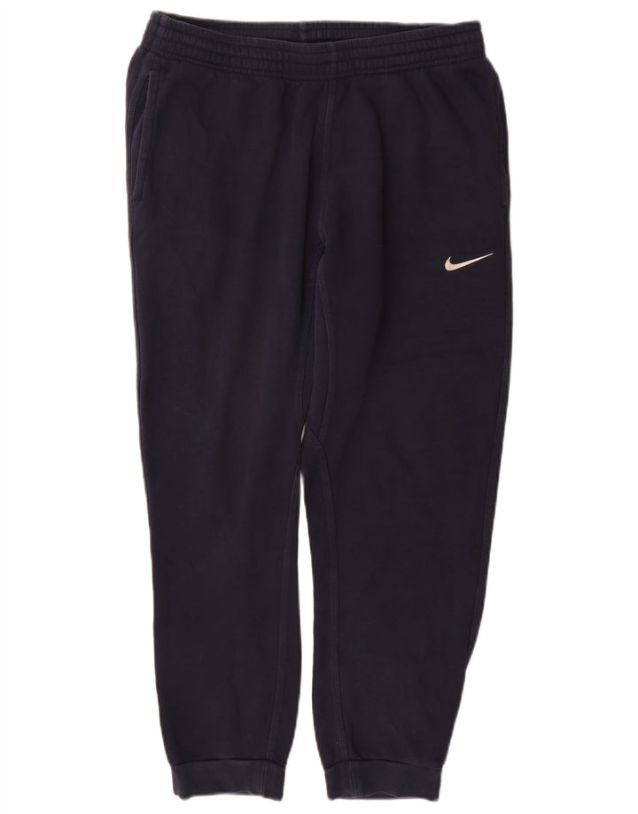Pantaloni da tuta da uomo Nike Joggers medi in cotone blu navy