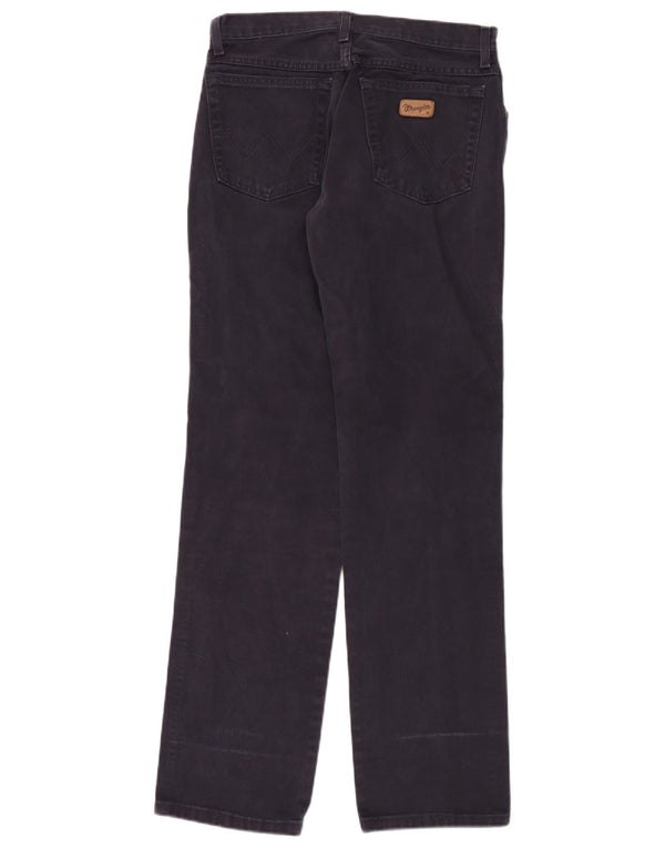 Jeans dritti da uomo Wrangler W30 L34 Blu Navy