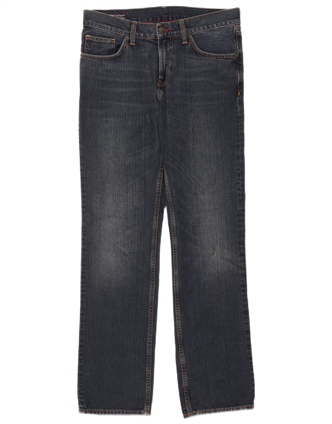Jeans dritti da donna Tommy Hilfiger W31 L32 cotone blu
