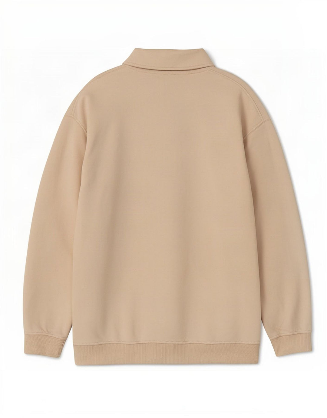 Felpa Zara da donna con collo alto, maglione UK 14, beige medio