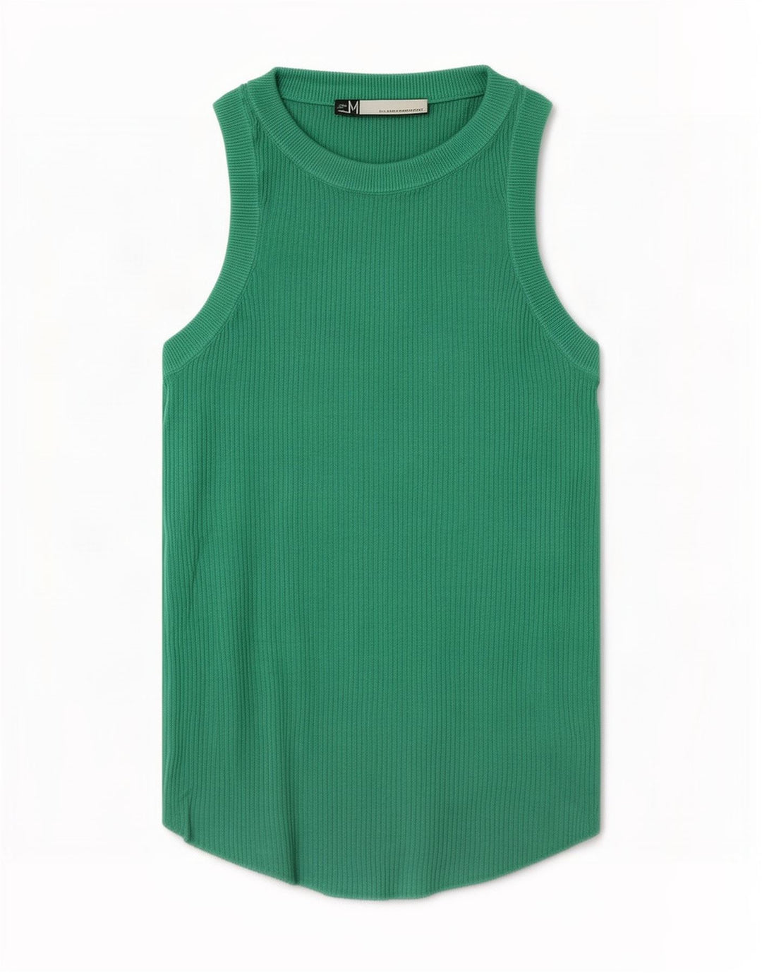 Canotta da donna Zara UK 12 in viscosa verde medio