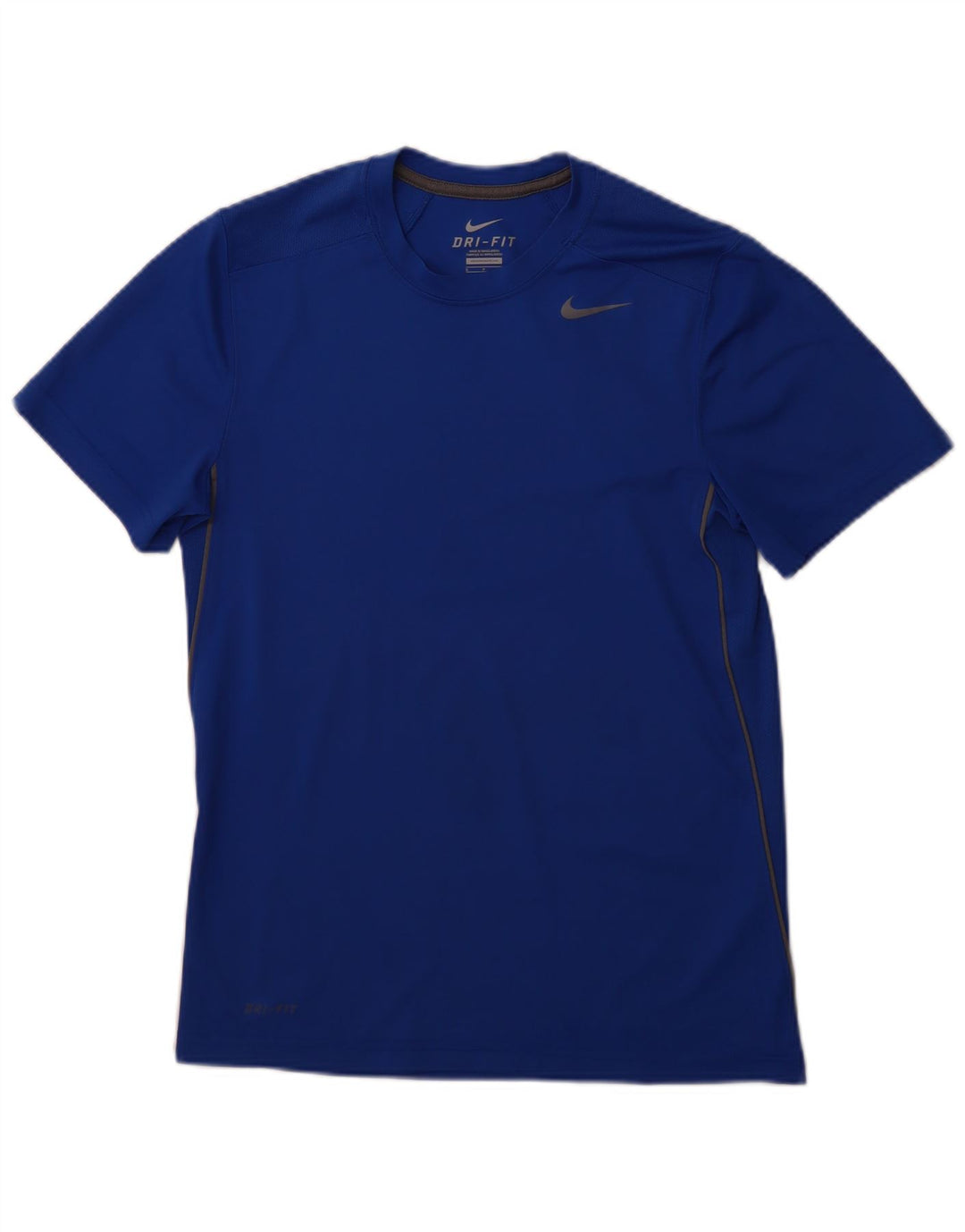 NIKE Mens Dri Fit T-Shirt Top Small Blue Polyester
