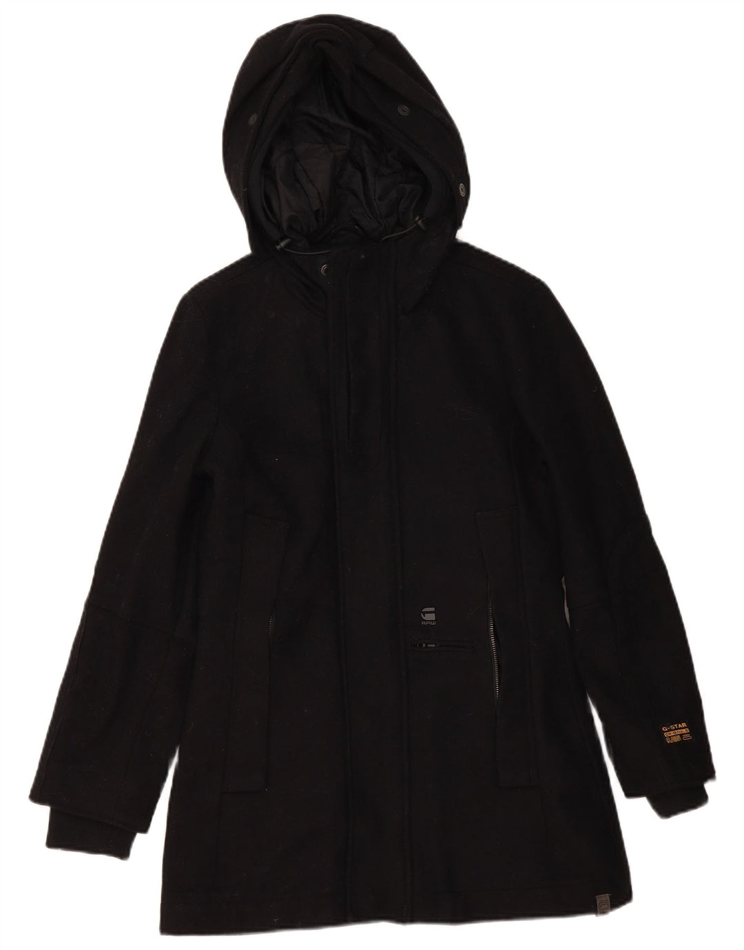 Giacca Parka con cappuccio da donna G-STAR UK 10 piccola lana nera