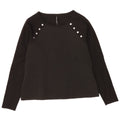 Camicetta da donna Karen Millen Top UK 16 Large Black Striped