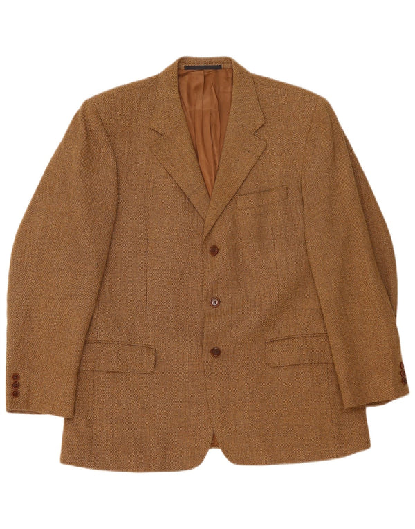 Giacca blazer da uomo a 3 bottoni Burberry taglia 54 grande marrone
