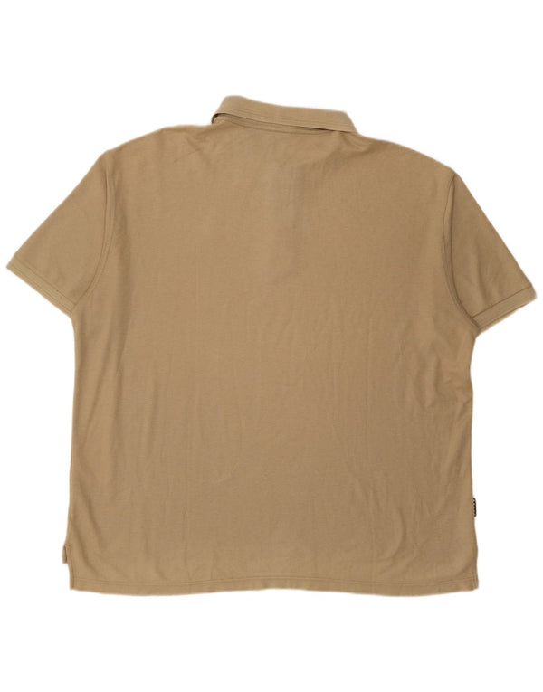 Polo NIKE da uomo UK 45/47 XL in cotone beige
