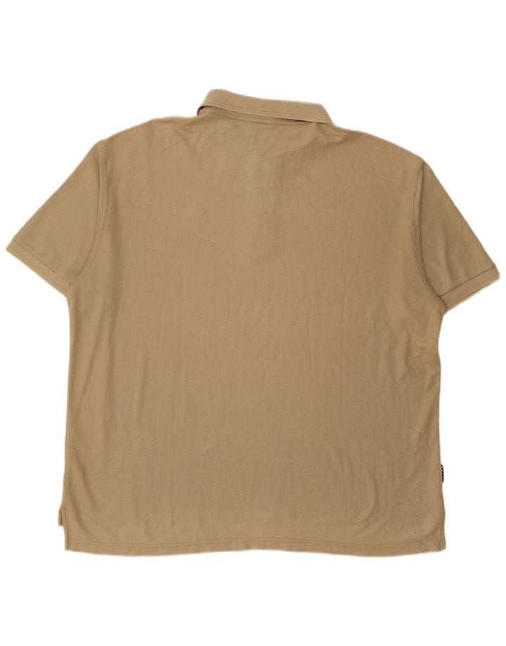 Polo NIKE da uomo UK 45/47 XL in cotone beige