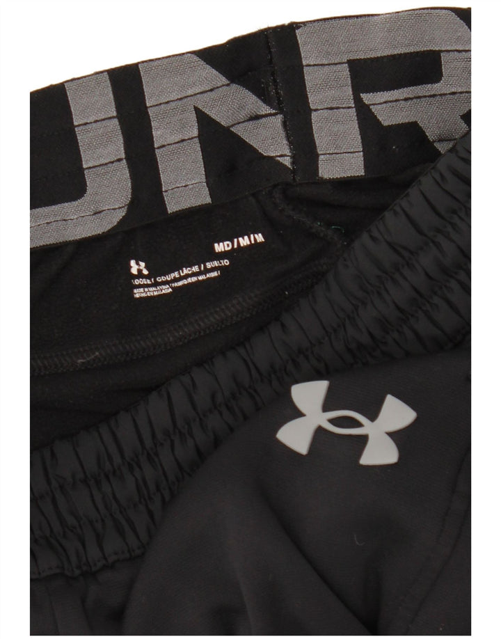 Pantaloni da tuta con grafica da uomo Under Armour Pantaloni da jogging medio poliestere nero