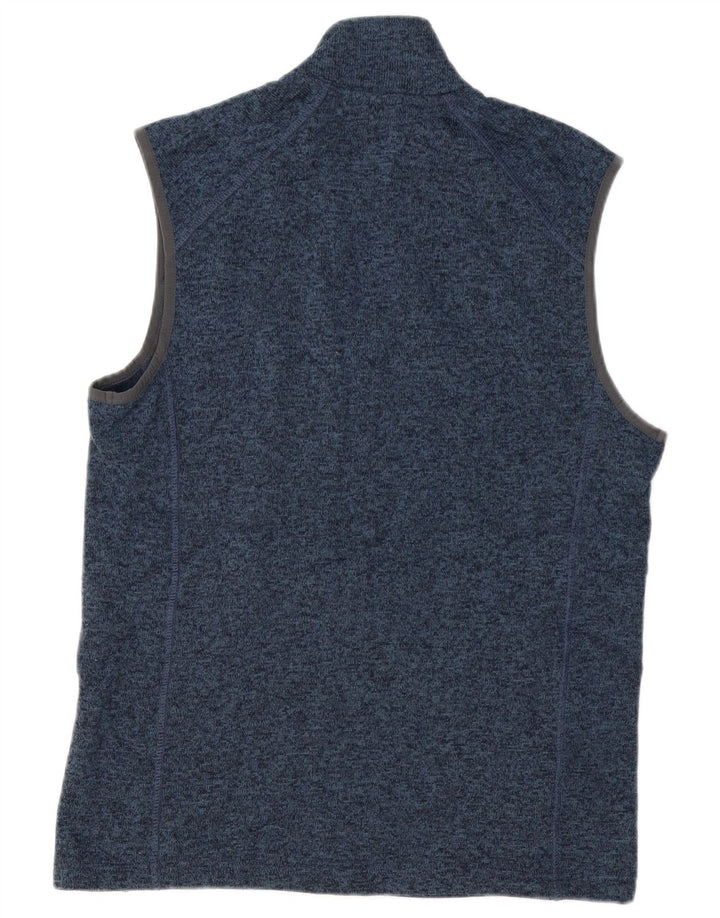 EDDIE BAUER Giacca da tuta senza maniche da uomo blu medio screziato