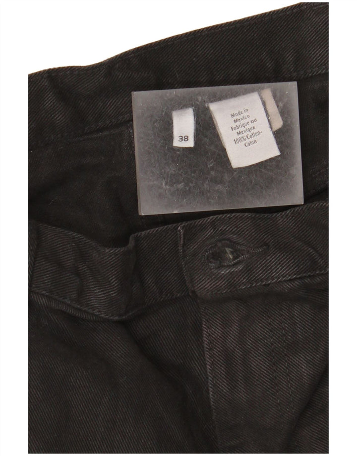 Jeans dritti da uomo Calvin Klein W38 L34 cotone nero
