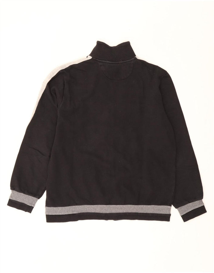 Giacca da tuta da donna Lotto UK 14 Cotone color block medio nero