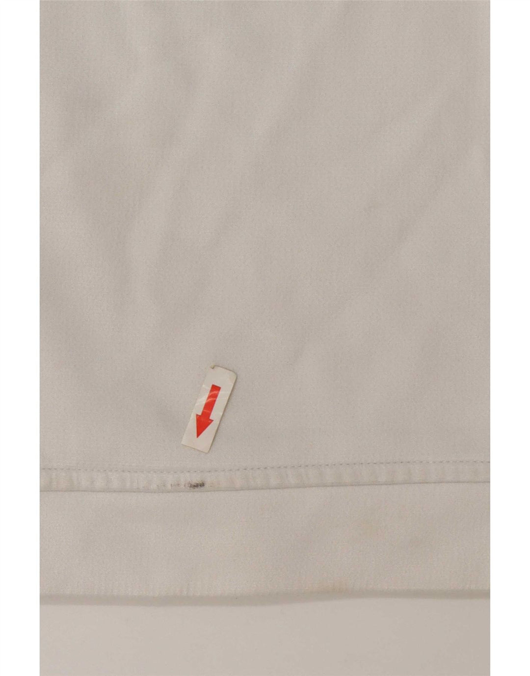 Adidas Uomo Zip Collo Pullover Tuta Top XL Poliestere Bianco