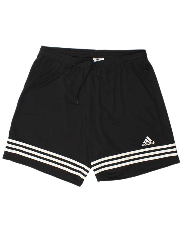Pantaloncini sportivi da uomo Adidas XL W38 L7 Sport in poliestere a righe nere