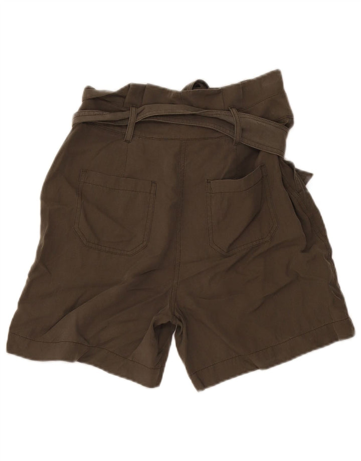Pantaloncini casual da donna Boden UK 8 Small W30 Khaki Lyocell