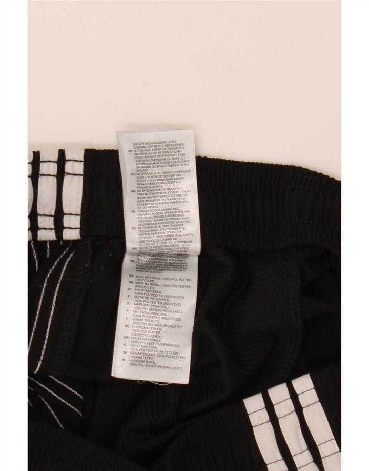 Pantaloncini sportivi da uomo Adidas medi neri in poliestere