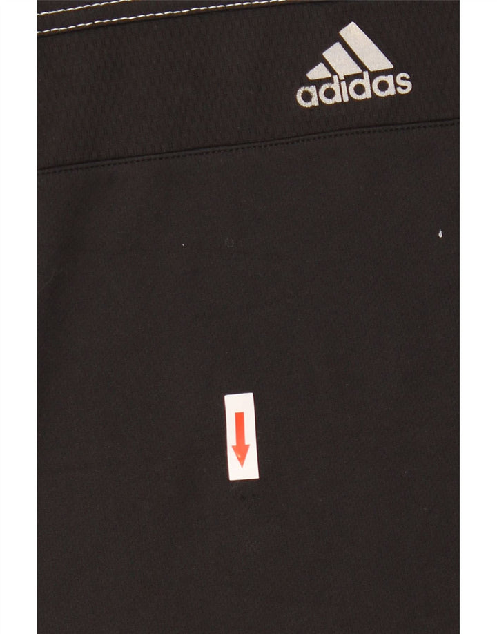 Canotta grafica da uomo ADIDAS piccola piccola in poliestere nero