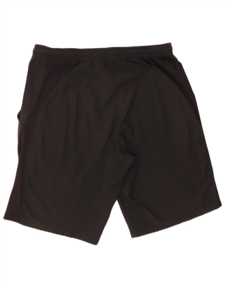 Pantaloncini sportivi Adidas Climalite da uomo medio poliestere nero