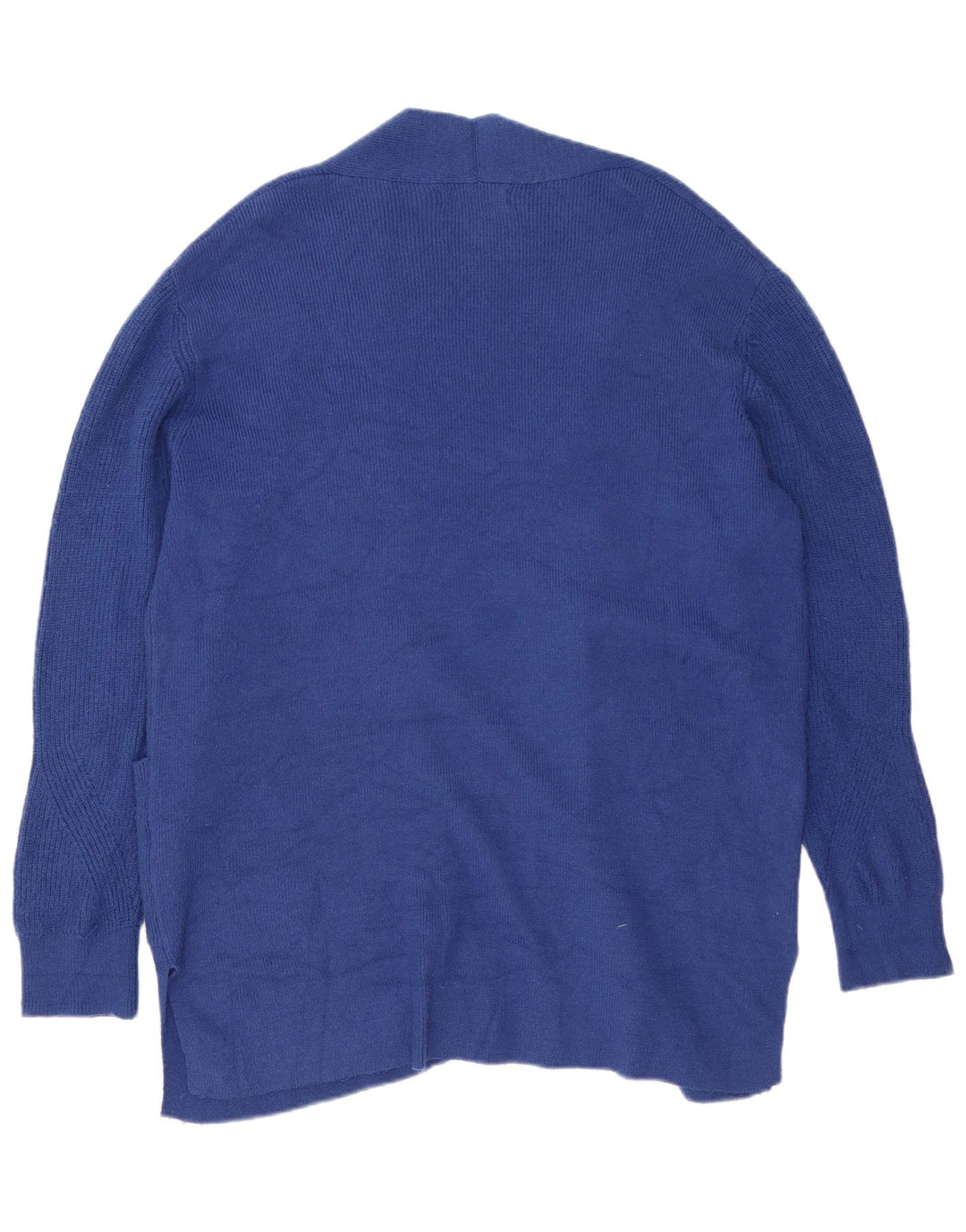 Maglione cardigan lungo oversize da donna Marks & Spencer UK 16 grande blu