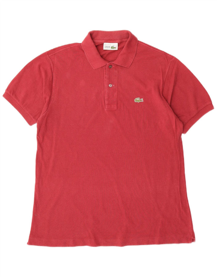 Polo da uomo LACOSTE taglia 4 media in cotone rosso