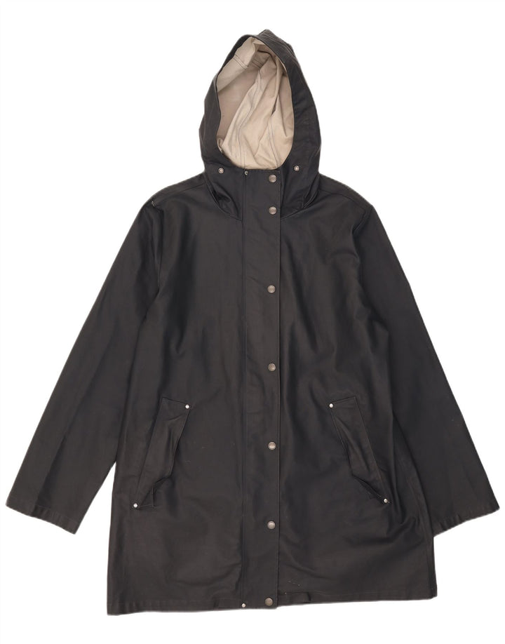 Impermeabile con cappuccio da donna Fat Face UK 14 grande poliestere blu navy
