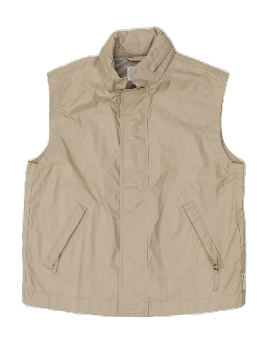 ARMANI JUNIOR Boys Gilet 12-13 Years XL Beige Polyamide Vintage Armani Junior and Second-Hand Armani Junior from Messina Hembry 