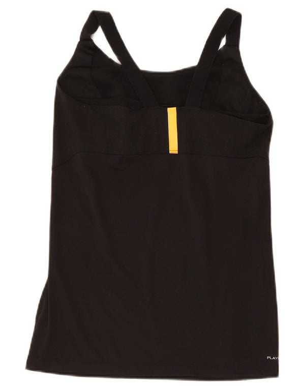 Canotta Reebok Crop Graphic da donna UK 8/10 Small Nera