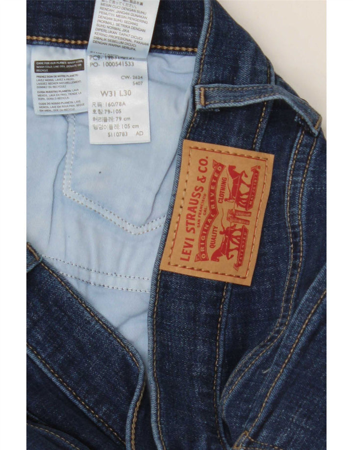 Jeans dritti modellanti da donna Levi's 314 W31 L30 cotone blu
