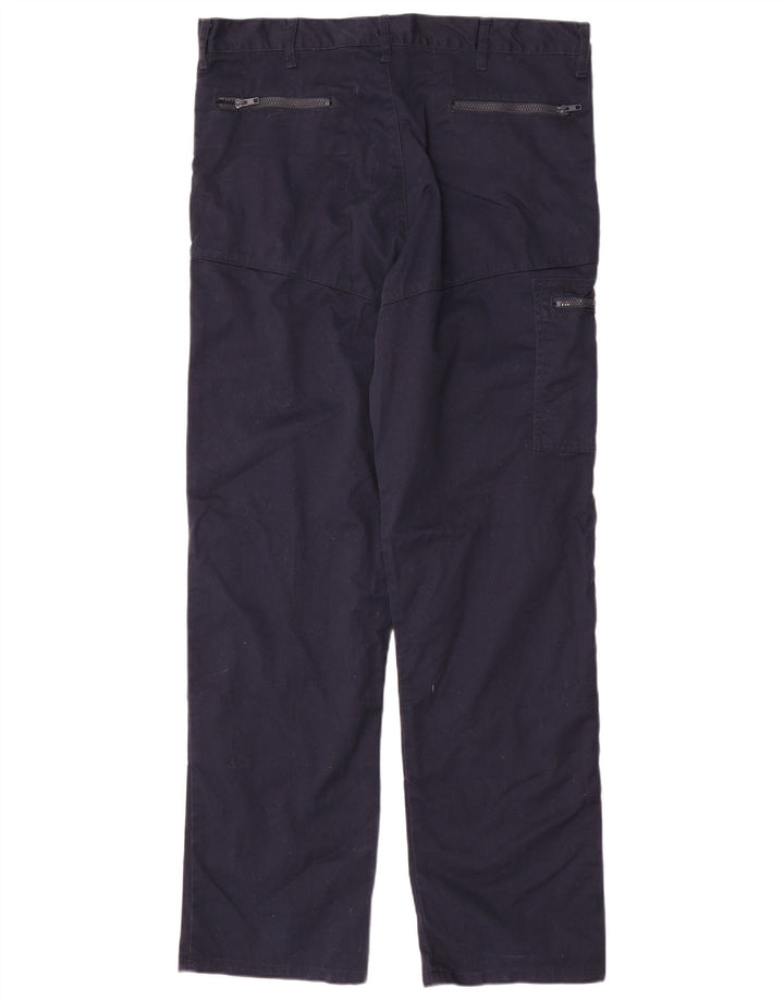 Dickies Pantaloni cargo dritti Redhawk da uomo W38 L33 poliestere blu navy