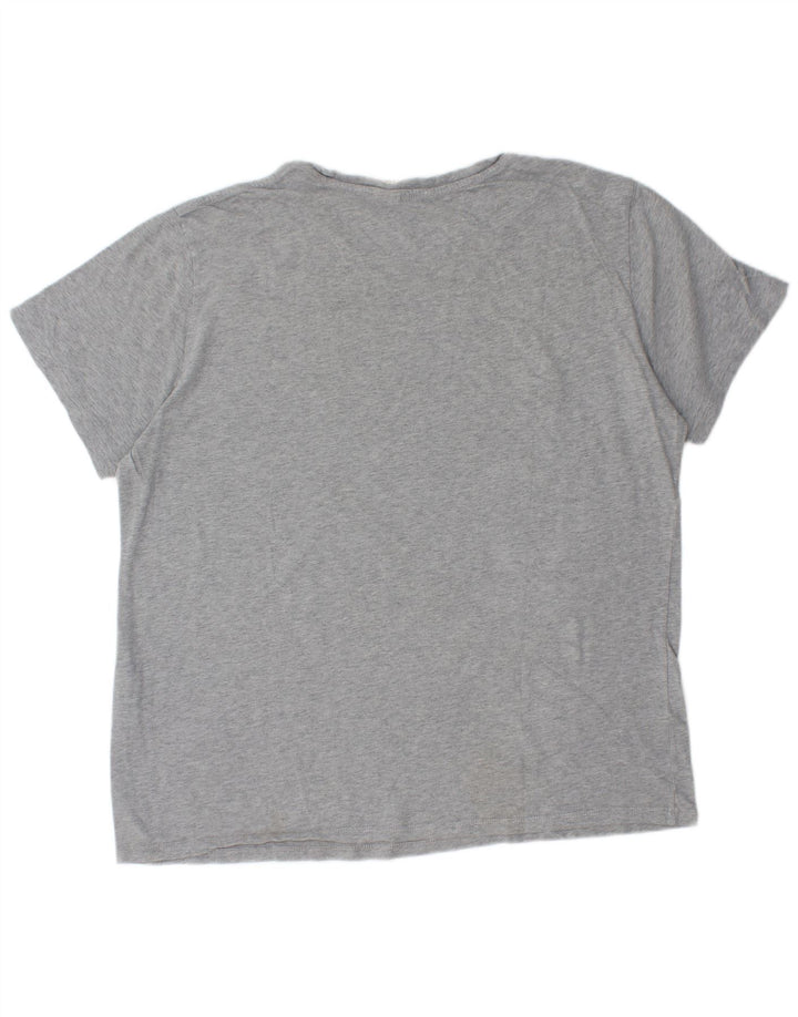 T-shirt grafica da uomo Levi's Top XL in cotone chiazzato grigio