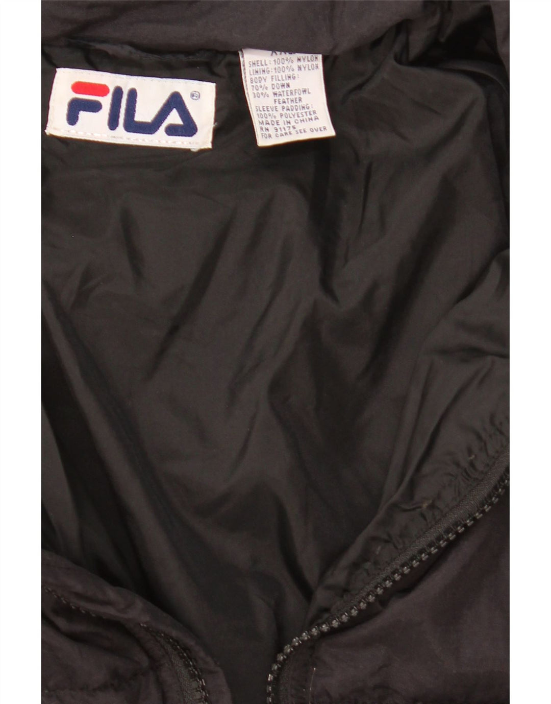 Giacca imbottita da uomo Fila UK 44 2XL nylon nero