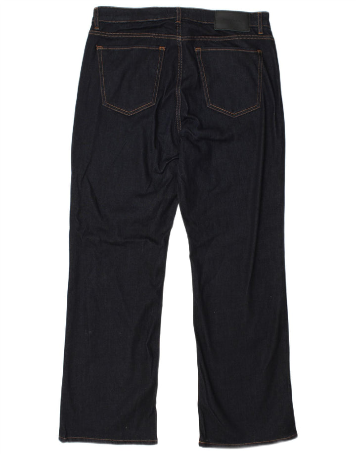 Jeans dritti da donna Marks & Spencer UK 16 Large W32 L30 Blu navy