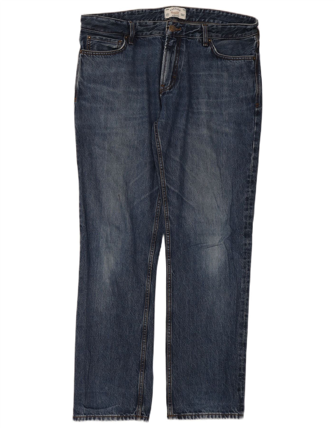 Jeans dritti da uomo Fat Face W36 L32 cotone blu