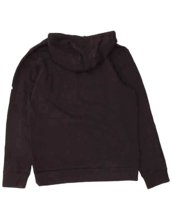 Felpa con cappuccio da uomo Adidas Small in cotone nero
